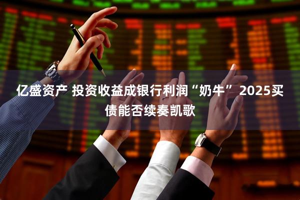 亿盛资产 投资收益成银行利润“奶牛” 2025买债能否续奏凯歌